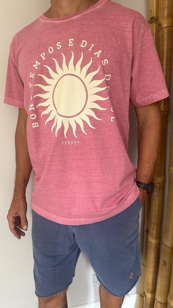 T-Shirt  Bons Tempos Cereja