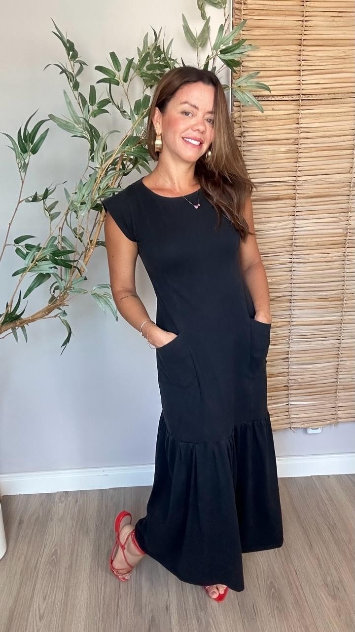 Vestido Heloisa Basic Preto