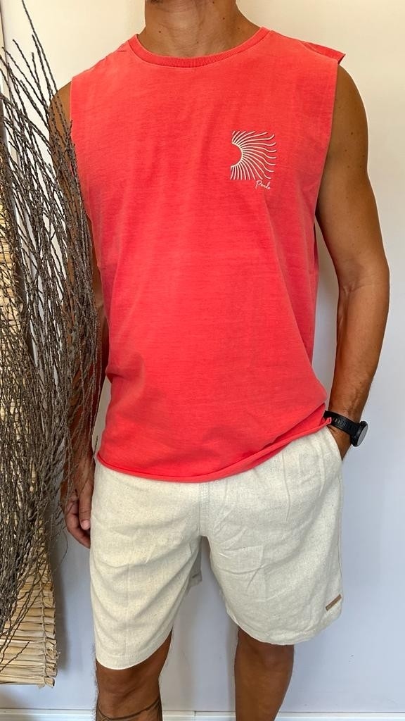  Regata Machão Raios Solares Cereja 