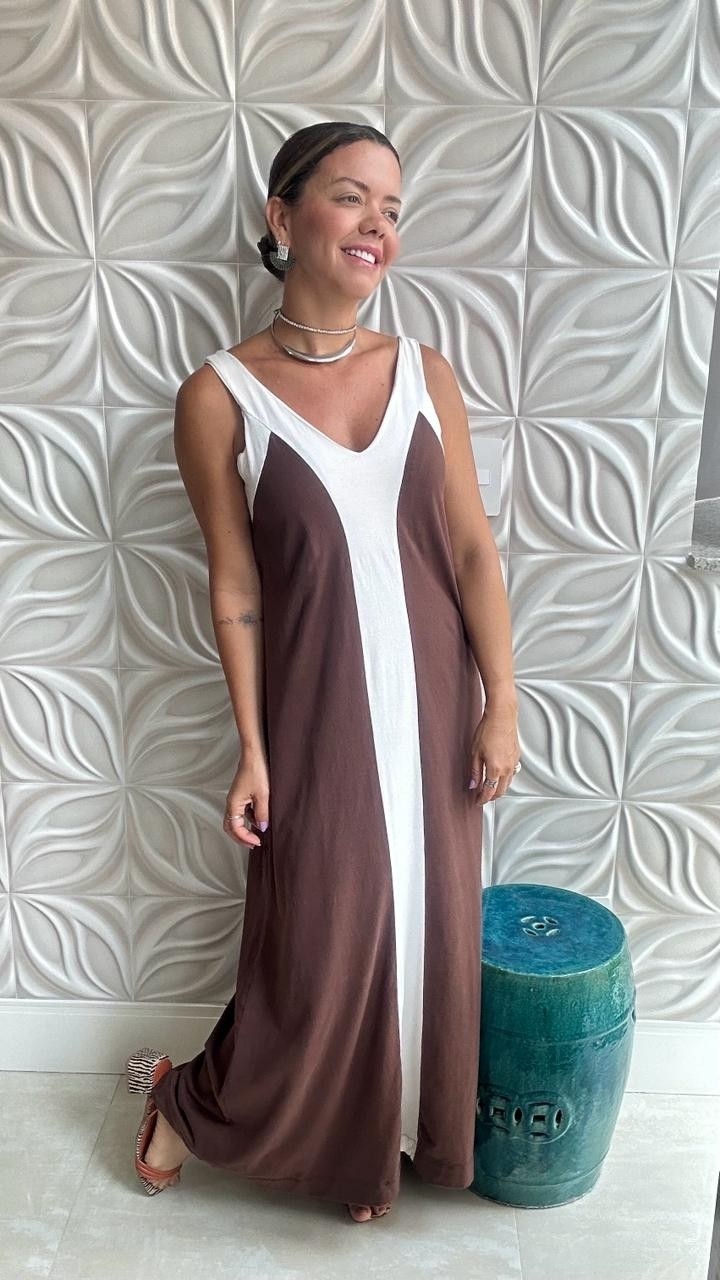 Vestido Valentina Basic Café