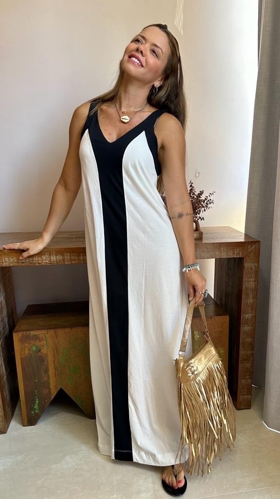 Vestido Valentina Basic Off White