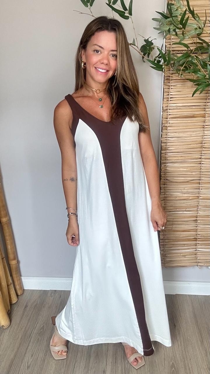 Vestido Valentina Basic  Off White